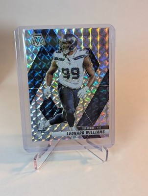 2025 Panini Mosaic Hyper Prizm Leonard Williams #61 Seahawks