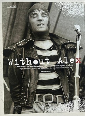 THE SENSATIONAL ALEX HARVEY BAND - 2005 full page magazine poster SAHB S.A.H.B.