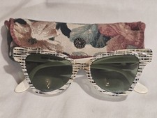 Vintage 1950s B L Ray Ban Cat Eye Sunglassess - Miss MARTYLE LARSON Engraved