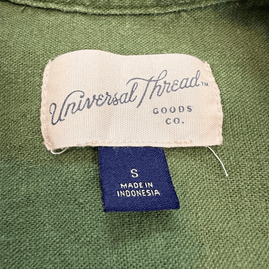Universal Thread Linen Green Utility Cropped Top … - image 4