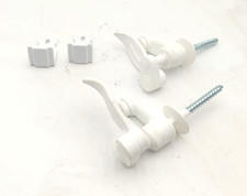 lot de 2 Arrêt automatique de volet battant S4000 avec amortisseur en caoutchouc