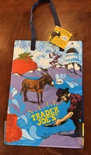 TRADERS JOES REUSABLE GROCERY BAG SIX GALLONS