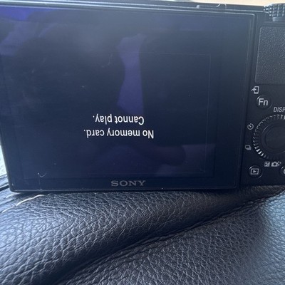 Sony Cyber-shot DSC-RX100 III 20.1MP Compact Camera f/1.8 Wi-Fi Black