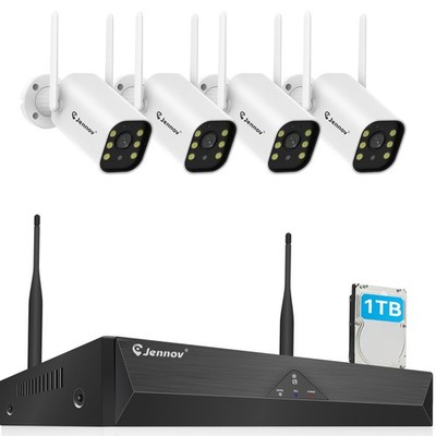 Wireless Home Security Camera System Outdoor with 10CH WiFi 24/7 Recording NVR