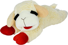Lamb Chop Dog Plush Toy - Squeaky Toy for All Dogs - Extra Soft Plush