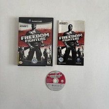 Freedom Fighters (Nintendo GameCube, 2003) Cib W/Manual Tested Working
