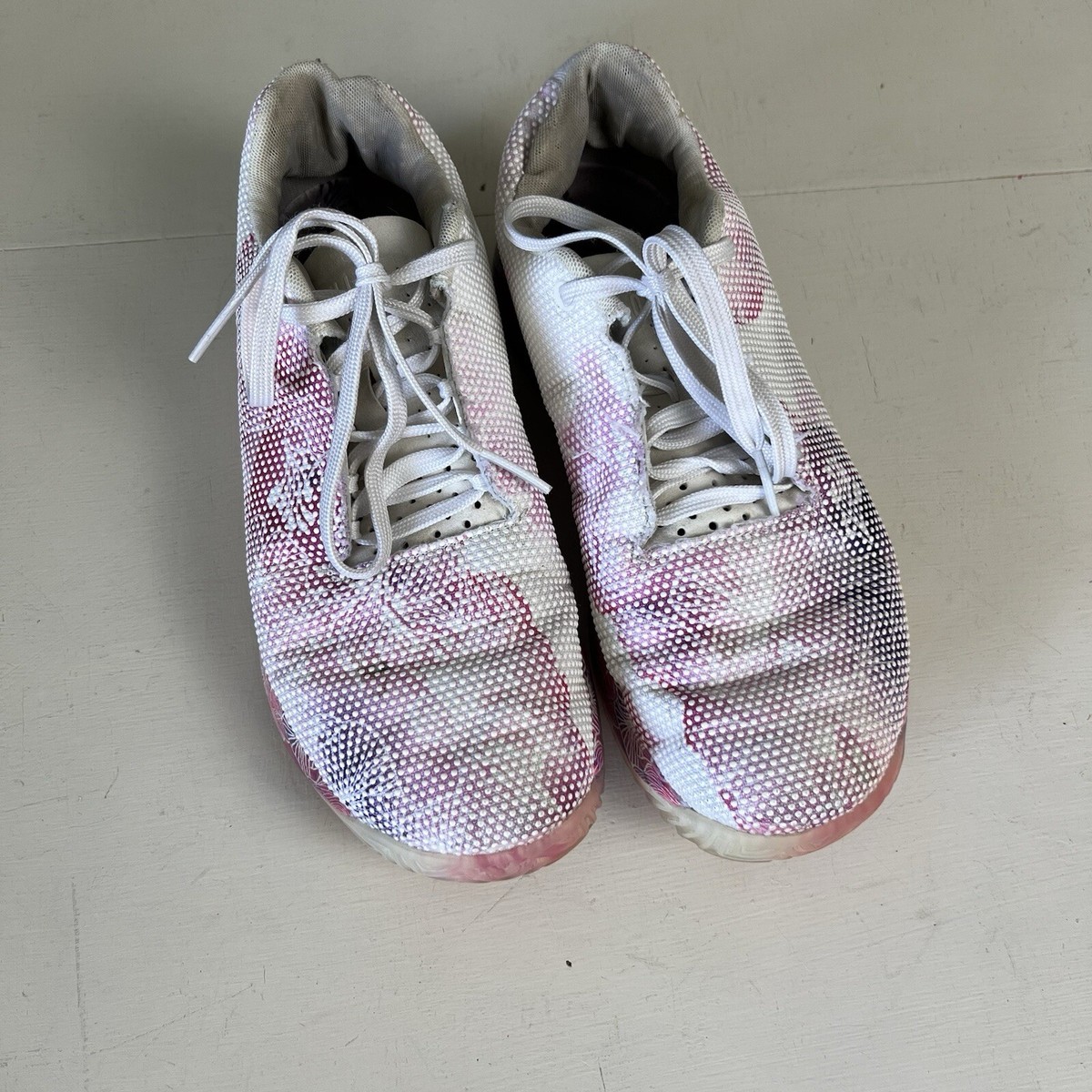 Nobull Project Mulberry Watercolor Trainers Canvas Mid Top - Size 15 - Worn Once NOBULL- Women main image 3