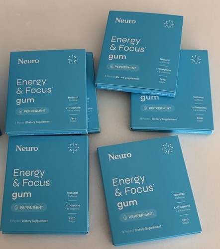 NeuroGum Energy Caffeine Gum (54 Pieces) - Sugar Free with L-theanine + Caffeine - Picture 18 of 24