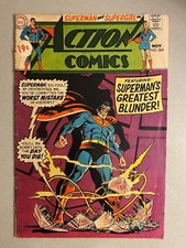 Action Comics 369, Low Grade, DC Silver 1968, Swan, Superman Greatest Blunder