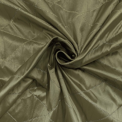 Thyme Silk Diamond Stitch Upholstery Fabric 54" - 第 6/6 張圖片
