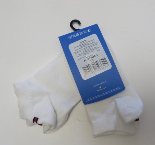 Tommy Hilfiger Kids Logo No Show Socks 2 Pack White Blue Pink Select one 10-12.5 - Picture 6 of 15