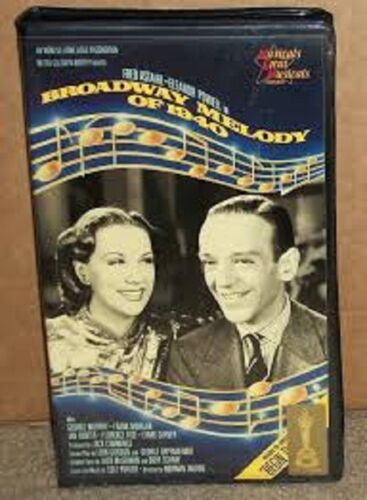 Broadway Melodia z 1940 roku (VHS, 1991) Fabrycznie nowa Out of Print RZADKA Deluxe Clamshell - Zdjęcie 1 z 1