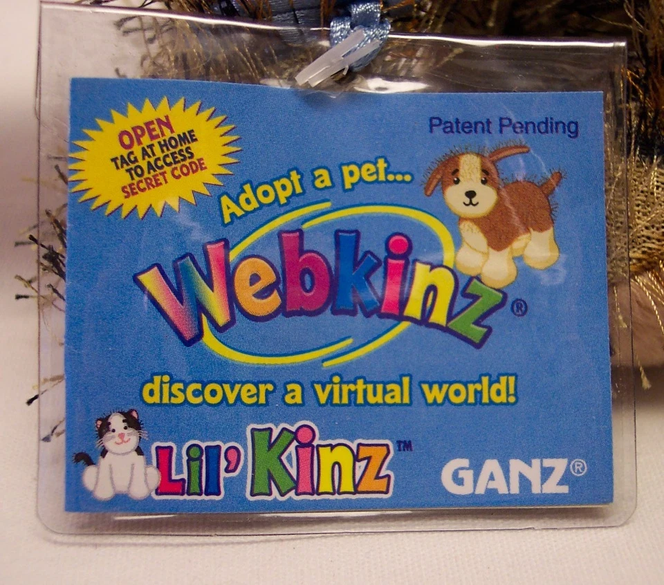 Ganz Webkinz Li'l Kinz FUZZY LEOPARD 6" Plush STUFFED ANIMAL Toy NEW - Image 3 of 4