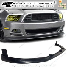 For 2013 2014 Ford Mustang GT CV Style Front Bumper Lip Chin Spoiler Splitter PU