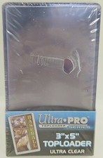 150 - 6 Packs of 25 ULTRA PRO 3 X 5 Toploader Holders for CARDS up to 2.75" X 5"
