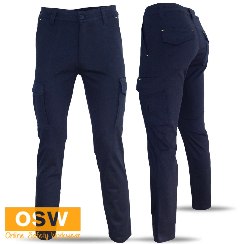Mens DNC Navy Cotton STRETCH Slimflex Comfort Lightweight Safety Work Pants
Opens in a new window or
