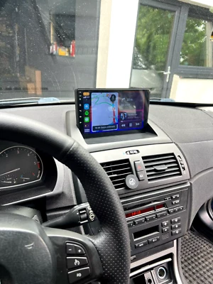CarPlay BMW X3 E83 (2003-2011) Écran Tactile HD-Android + Façade complète - Photo 1/3