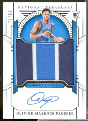 Olivier-Maxence Prosper Rookie 2023-24 National Treasures Jersey Autograph #103 