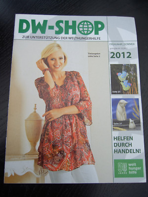 Katalog DW-SHOP 2012 - Faire Kleidung seit 1976 (50 Jahre Welthungerhilfe) - NEU