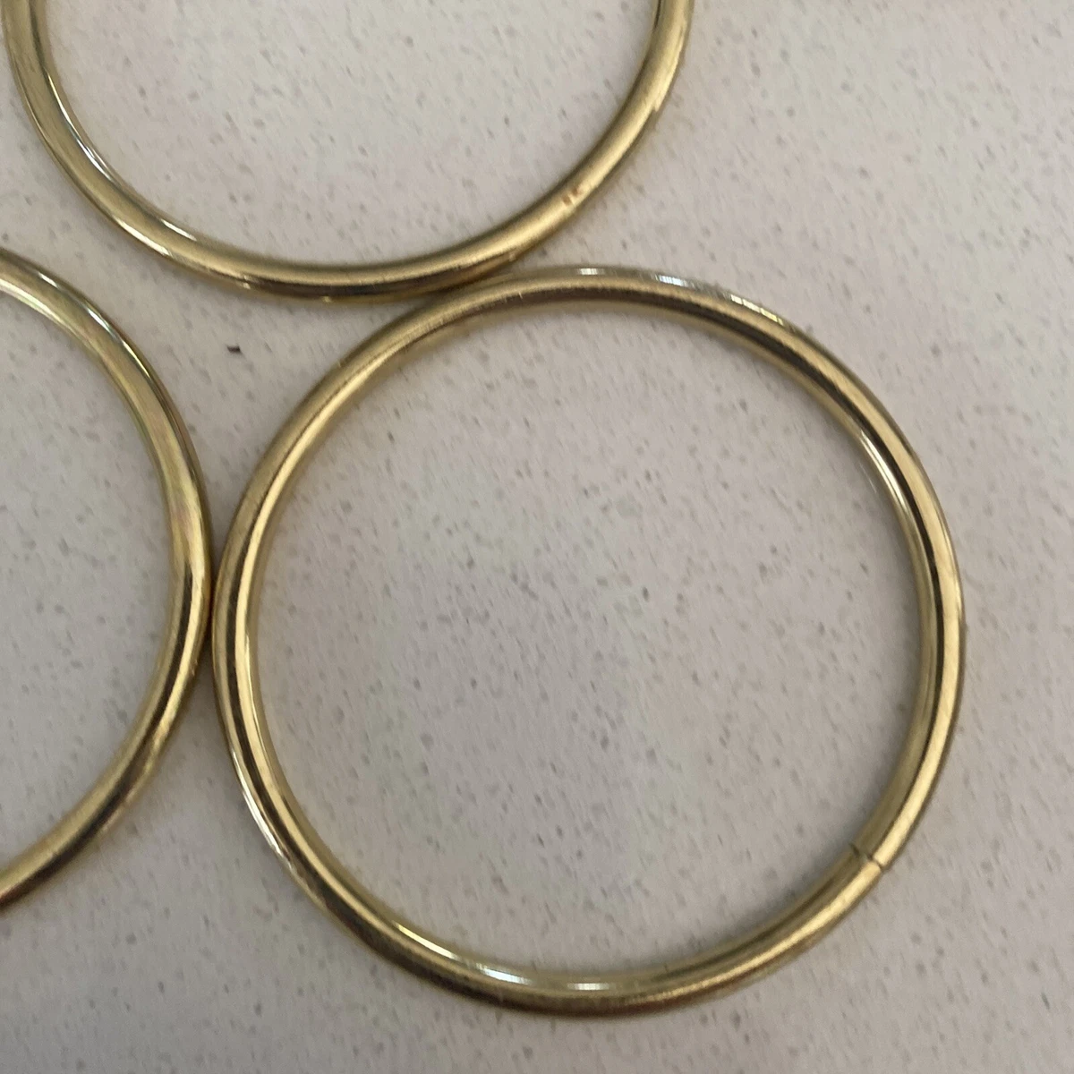 Metal Gold Rings (4 inch, 12 Pack)