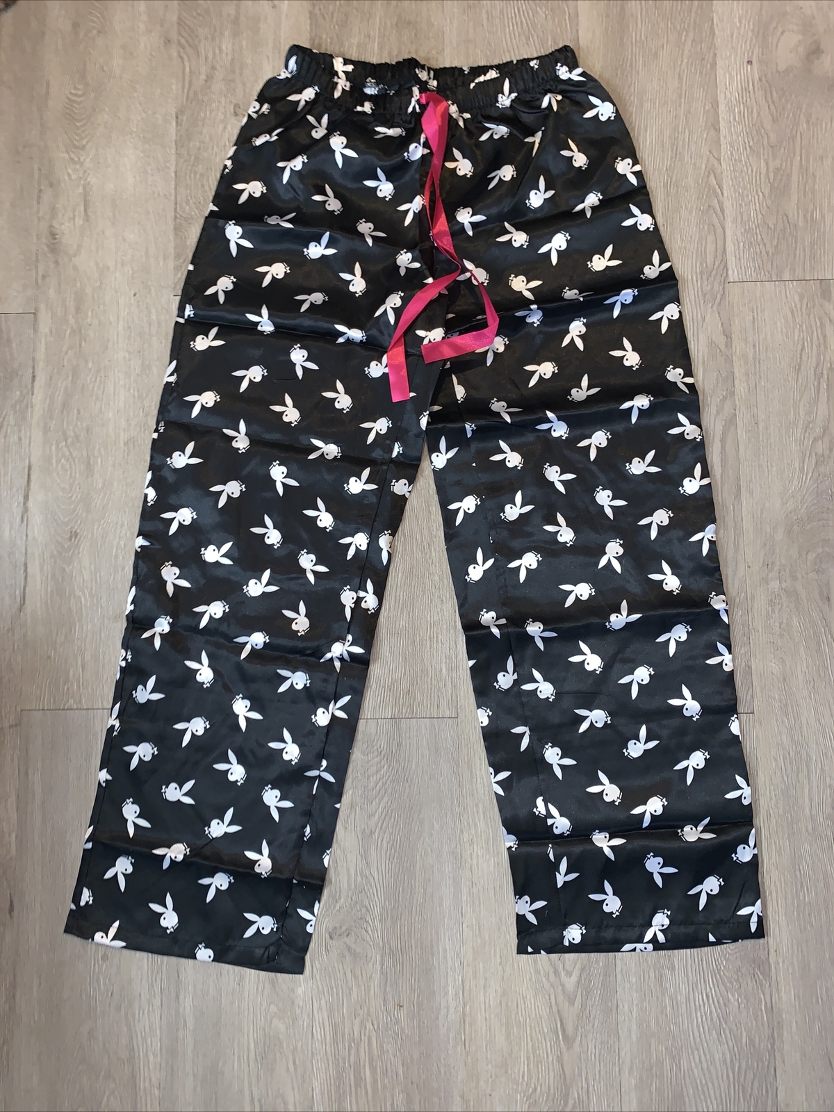 Rare! New Playboy Silk polyester￼ long sleeve pajama set Women's size  Medium | eBay