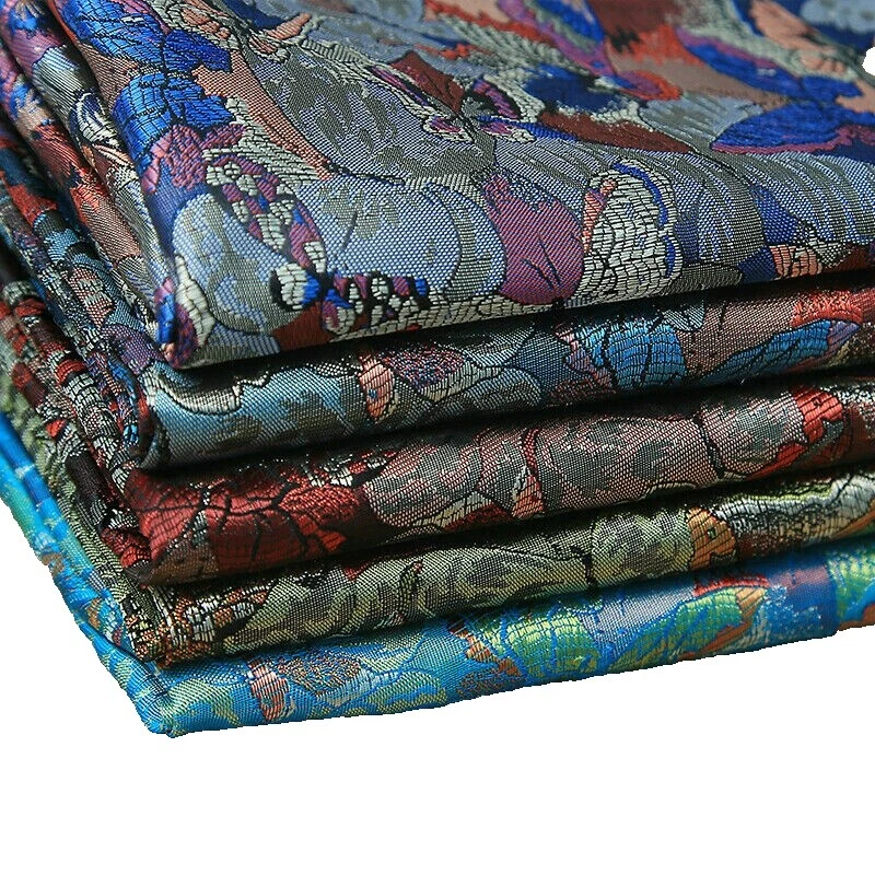 Floral Faux Silk Interior Craft Fabrics