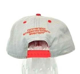 Nintendo NES Snapback Baseball Hat Cap One-Size Gray Retro Video Game Controller