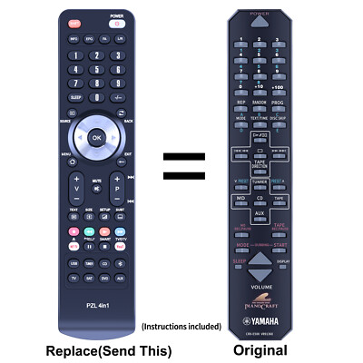 New CRX-E150 V891360 Replacement Remote Control For Yamaha CRX-E300 CRX-E500