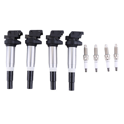 4X FÜR BMW 1ER E81-88 3ER E90-93 E60 E61 N43 N46 ZÜNDSPULE + 4 ZÜNDKERZE 91785