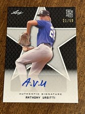 ANTHONY URSITTI  2020 Leaf Perfect Game BLACK AUTOGRAPH #21/50 FLORIDA