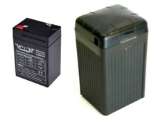 Alloggiamento batteria con batteria 6 V 4,5 Ah adatto a BMW DKW NSU Zündapp Ardie Horex 