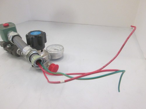 Gas Stick Assy, Asco Solenoid Valve 8210G87, Veriflo Regulator, 30-0-100, Used - Picture 7 of 7