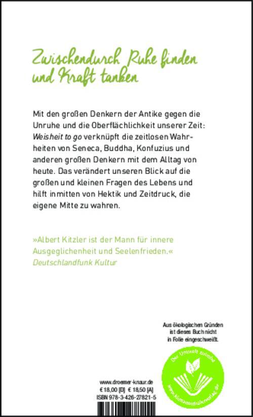 Thumbnail - Weisheit To Go, Albert Kitzler