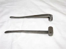 24  (New/Old) Black Powder CVA Mountain Pistol Steel Belt Hook (NEW/Old)