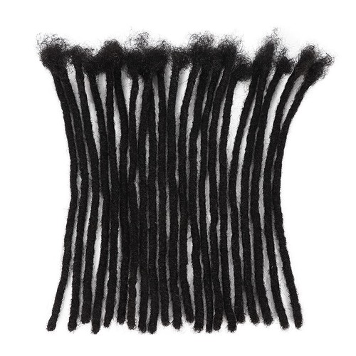Dreadlock Human Hair Extensions Real Indian Hair Hand Tied Permanent Loc Hair - Picture 3 of 39