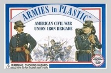ARMIES IN PLASTIC 5410 AMERICAN CIVIL WAR UNION IRON BRIGADE 16 FIGURES