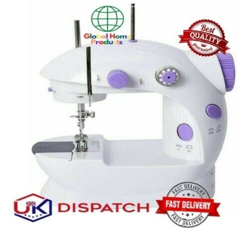 Electric Sewing Machine Portable Mini Travel Size Home DIY Stitching - Afbeelding 1 van 4