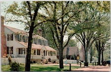 Williamsburg Virginia Christiana Campbell Tavern Waller Street Vintage Postcard