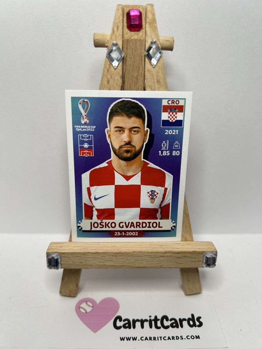 JOSKO GVARDIOL 2022 Panini World Cup Qatar Stickers Croatia #CRO6