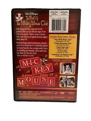 The Best of the Mickey Mouse Club (DVD, 1955) 786936293692| eBay