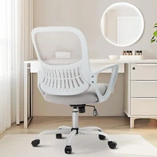 Office Computer Desk Managerial Executive Chair, Ergonomic Mid-Back Mesh Rollin