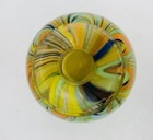 Perfume Bottle Multi-Color Swirl Art Glass with Matching Glass Stopper — photo 6
