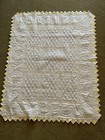 Vintage  Yellow And White Baby Quilt Embroidery 42” x 53” — photo 2