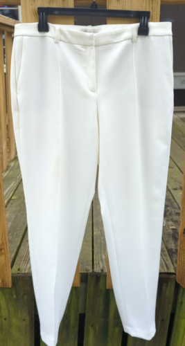 Cato Contemporary ~ Straight Leg ~ Size 12 Average ~ White Pants