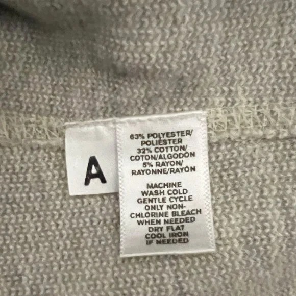 Lou & Grey Sweatshirt Moto Zip Jacket - grey and … - image 4