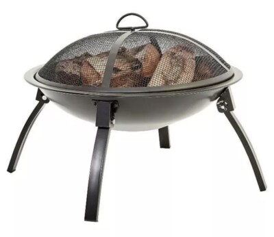 Gartengrill Feuerstelle Holzbrenner Outdoor Feuerschale Heizung Holzbrenner Klappbeine