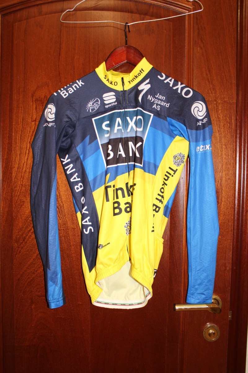Vintage Uci world Tour Saxo Bank Tinkoff Team cycling jersey shirt