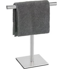 DUKWIN Hand Towel Holder, SUS304 Stainless Steel Hand Towel Stand T-Shaped Silve
