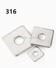 316 Stainless Steel Square Nuts M10 M12 M16 M20