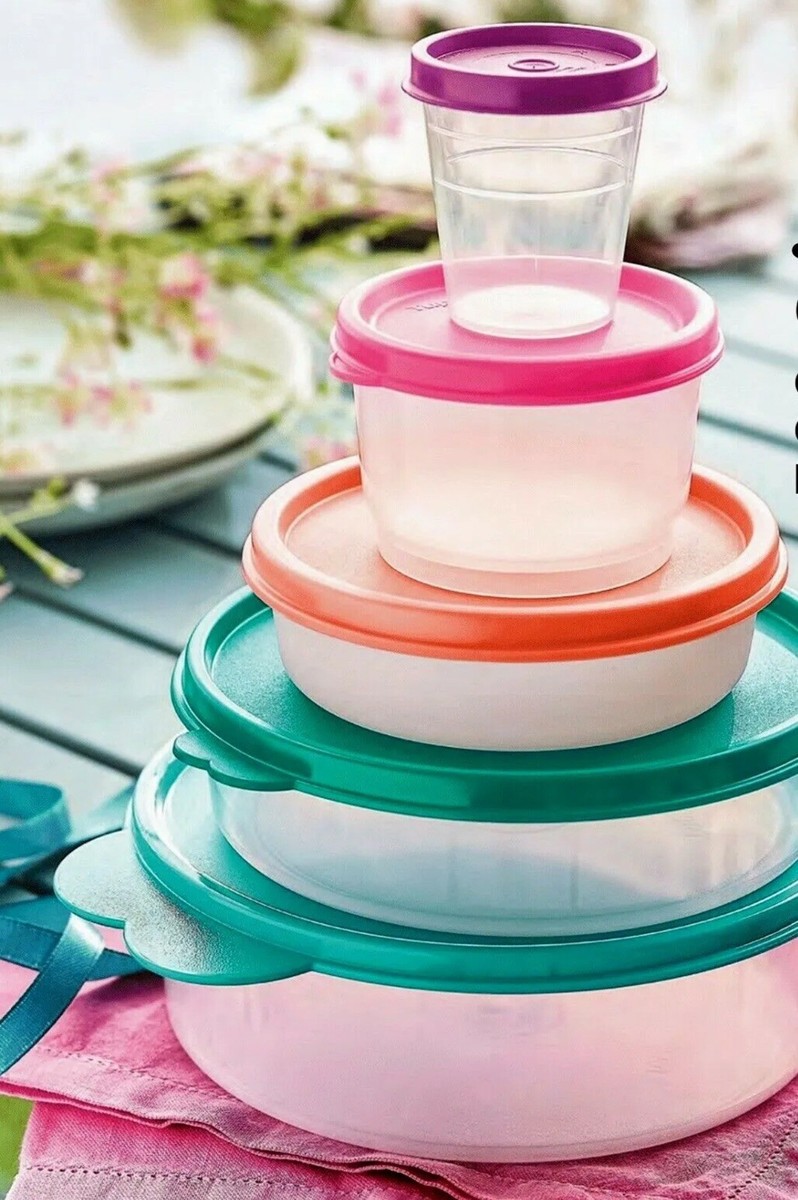 Tupperware 5pc Smartest Meal Prep Starter Set, Healthy Pro Portions Bonus Peeler